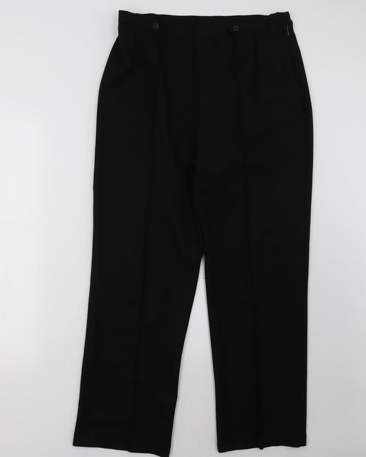 Womens UK Size 14 separates Regular Fit  Black Trousers