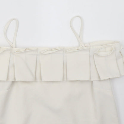 Womens UK Size 10 River Island White Basic Tank