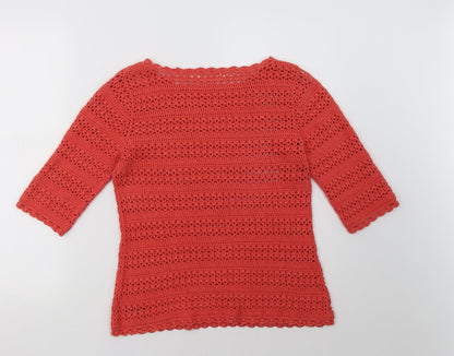 Womens UK Size 8 NEXT Pink Pullover Sweatshirt