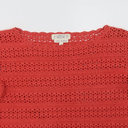 Womens UK Size 8 NEXT Pink Pullover Sweatshirt