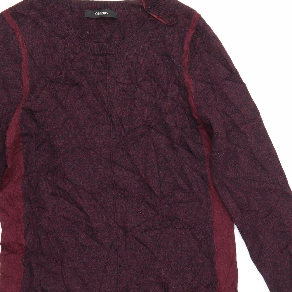 George Womens Purple   Jumper Dress  Size 8