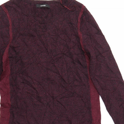 George Womens Purple   Jumper Dress  Size 8