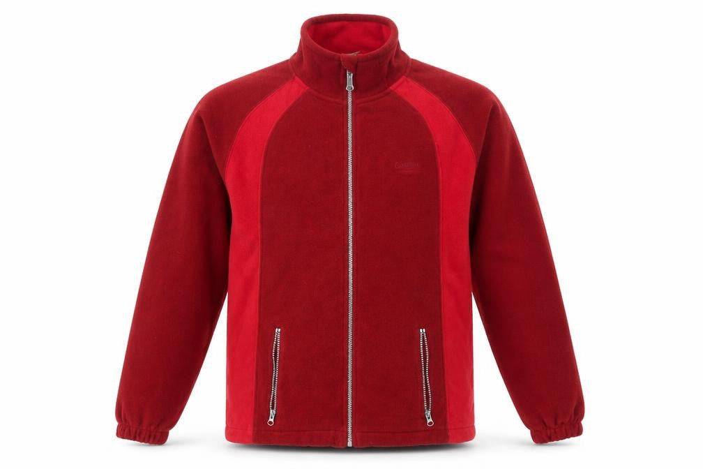 Mens UK Size S Cotton Traders Red Full Zip Jumper