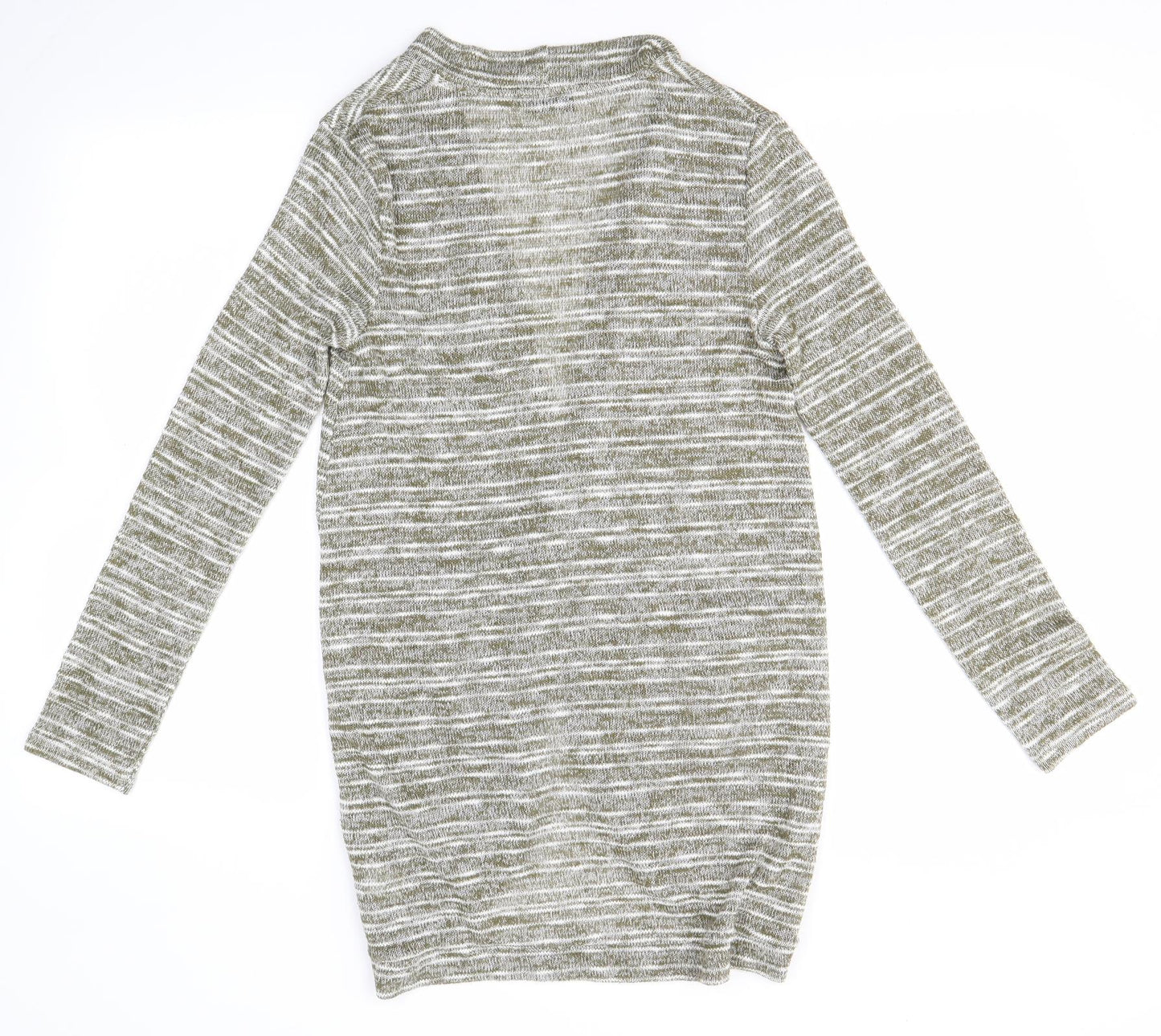 Womens UK Size 8 Matalan Green Cardigan Jumper