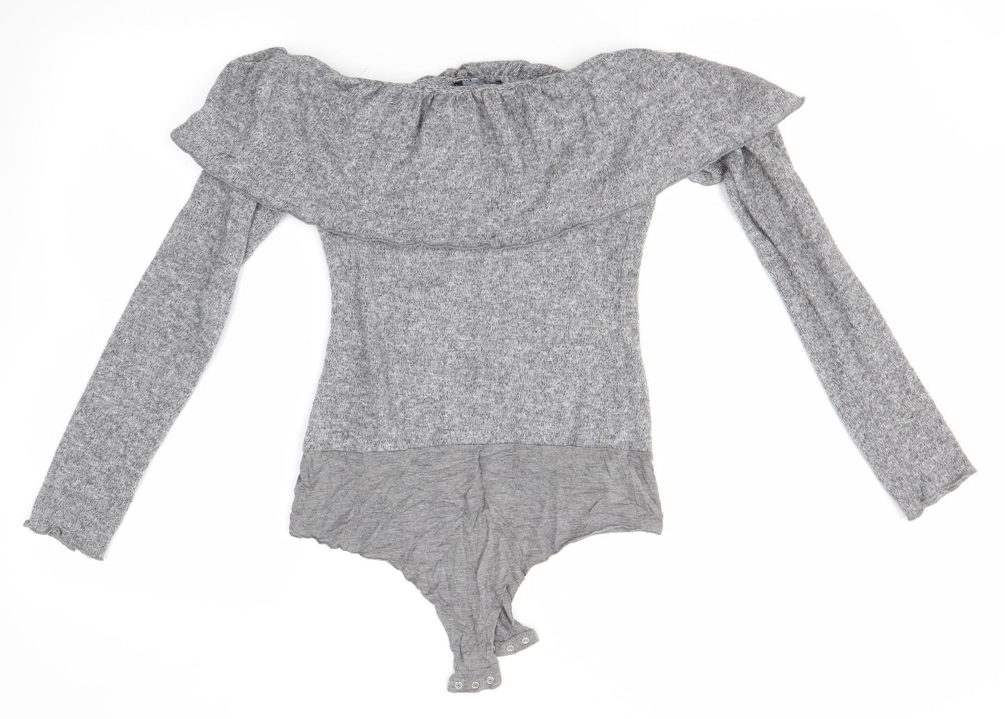 Zara Womens Grey   Bodysuit One-Piece Size S