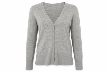 Womens UK Size 10 Evie Grey Cardigan Jumper