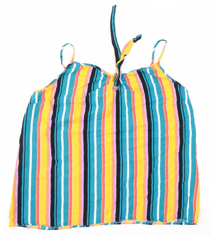 Matalan Womens Multicoloured Striped  Camisole Blouse Size 16