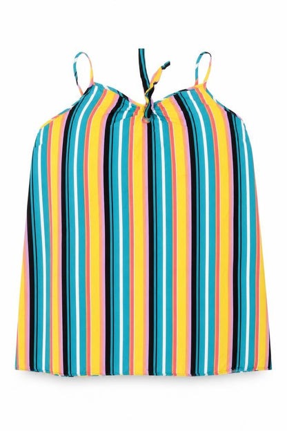 Womens UK Size 16 Matalan Multicoloured Camisole Blouse