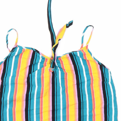 Matalan Womens Multicoloured Striped  Camisole Blouse Size 16