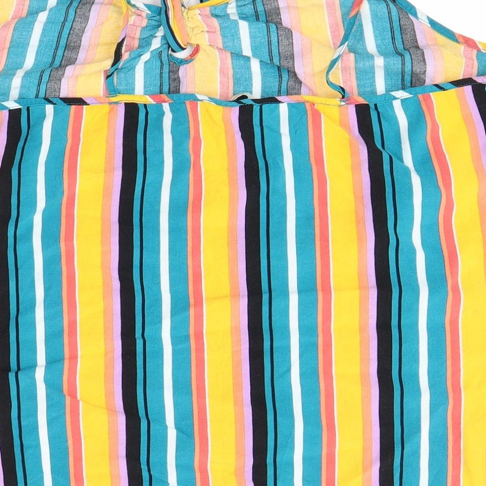 Matalan Womens Multicoloured Striped  Camisole Blouse Size 16