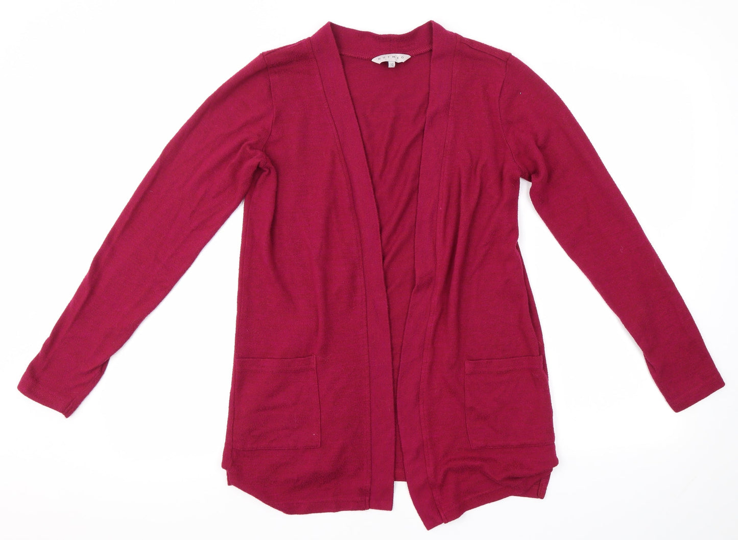 Nutmeg Womens Pink   Cardigan Jumper Size 10