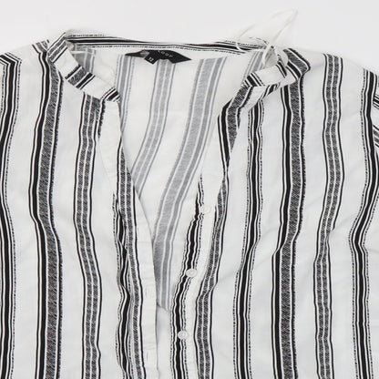 Womens UK Size 12 New Look Multicoloured Basic Button-Up