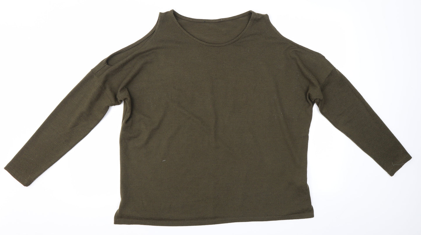 Primark Womens Green   Pullover Jumper Size 14