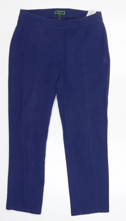C Wonder Womens Blue   Dress Pants Trousers Size 14 L26 in
