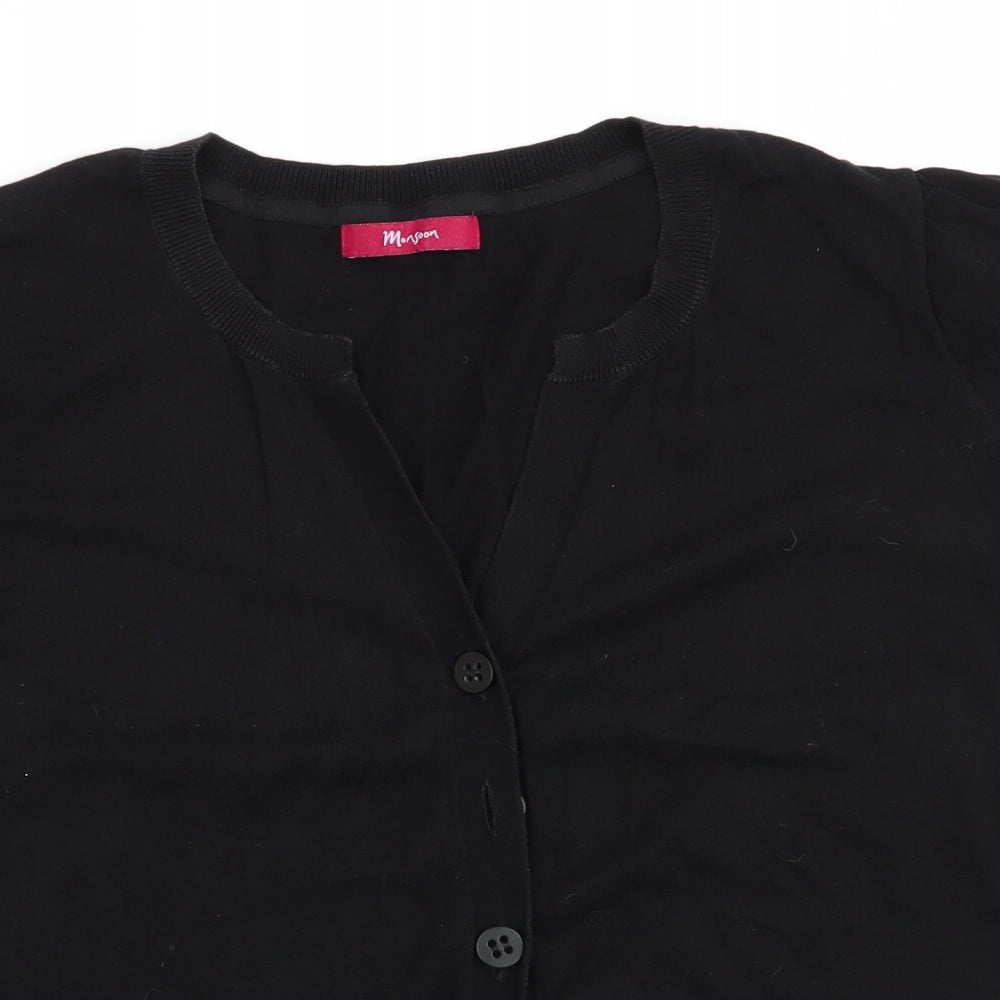 Womens UK Size  Monsoon Black Cardigan Jumper