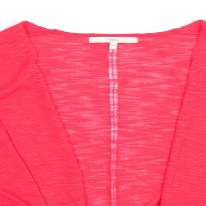 Womens UK Size M NEXT Orange Cardigan Jumper