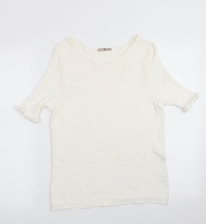 TU Womens Ivory   Tunic Jumper Size 12