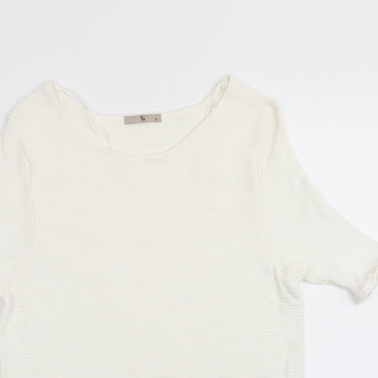 TU Womens Ivory   Tunic Jumper Size 12