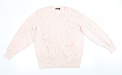 Womens UK Size 10 Florence and Fred Pink Pullover Jumper