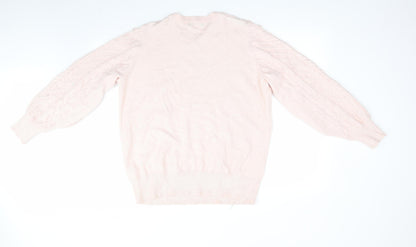 Womens UK Size 10 Florence and Fred Pink Pullover Jumper