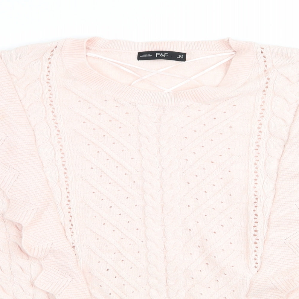 Womens UK Size 10 Florence and Fred Pink Pullover Jumper