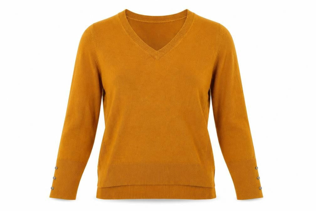 Womens UK Size S Primark Yellow Pullover Jumper