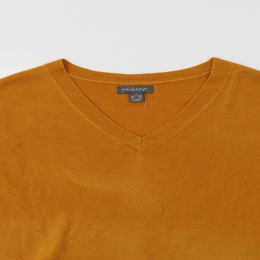 Primark Womens Yellow   Pullover Jumper Size S
