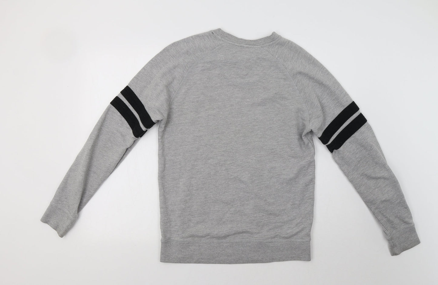 Mens UK Size S Fluid Grey Pullover Hoodie