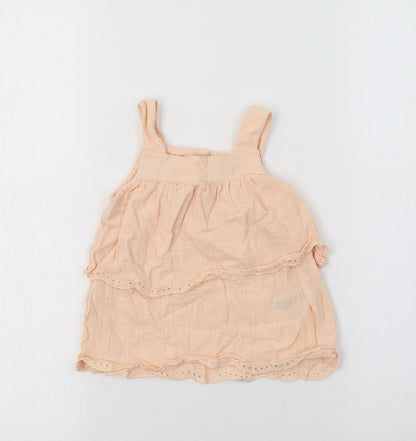 Nutmeg Baby Beige   Basic Blouse Size 18-24 Months