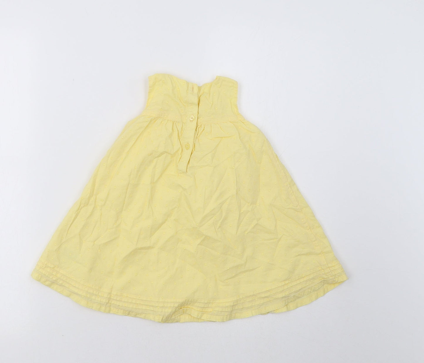 Mothercare  Yellow   Fit & Flare  Size 12-18 Months