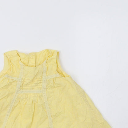 Mothercare  Yellow   Fit & Flare  Size 12-18 Months