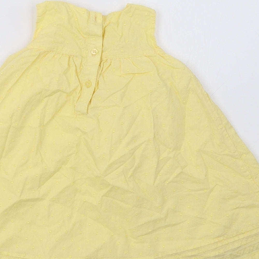 Mothercare  Yellow   Fit & Flare  Size 12-18 Months