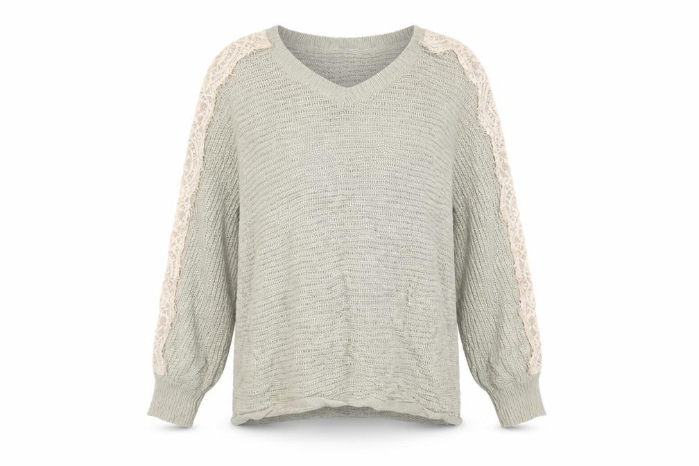 Womens UK Size S Shein Grey Pullover Jumper