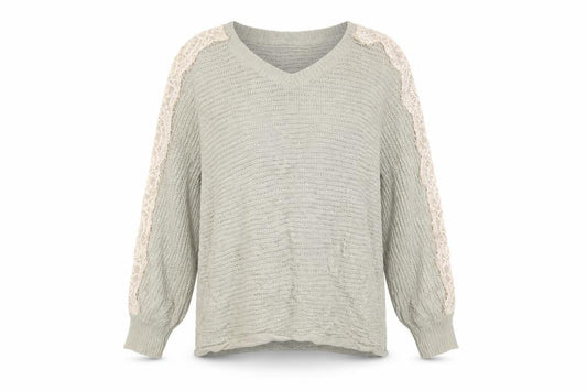 Womens UK Size S Shein Grey Pullover Jumper