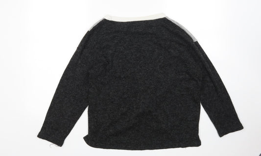 Womens UK Size M Preworn Grey Pullover Jumper