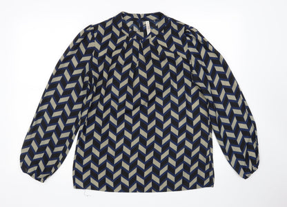 Womens UK Size 10 Stella Morgan Multicoloured Basic Blouse