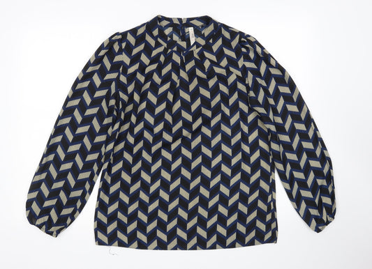 Womens UK Size 10 Stella Morgan Multicoloured Basic Blouse