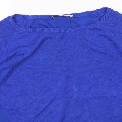 Womens UK Size S Oasis Blue Pullover Jumper