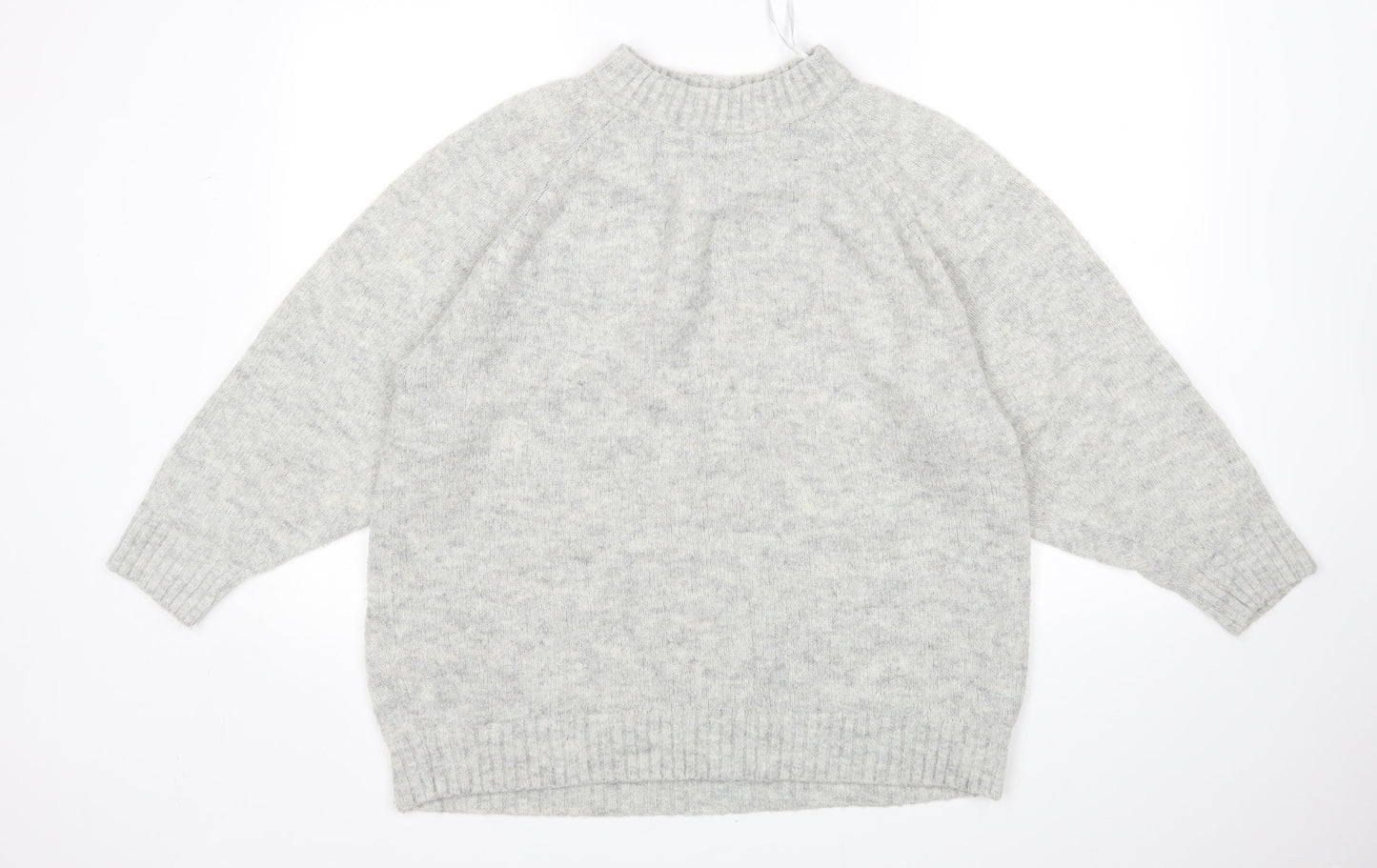 Womens UK Size M New Look Grey Pullover Jumper