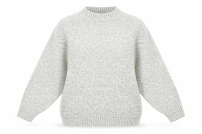 Womens UK Size M New Look Grey Pullover Jumper