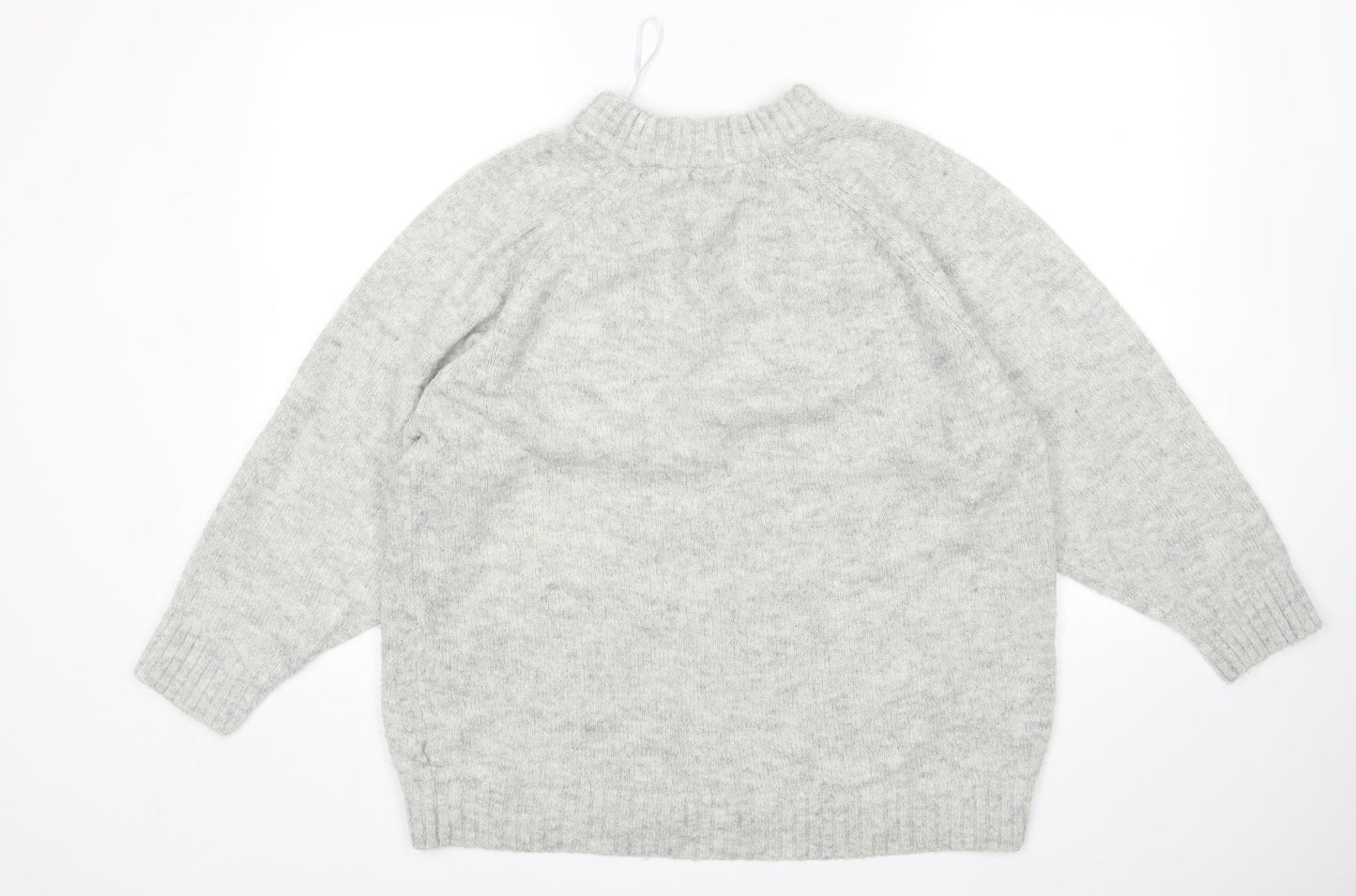 Womens UK Size M New Look Grey Pullover Jumper