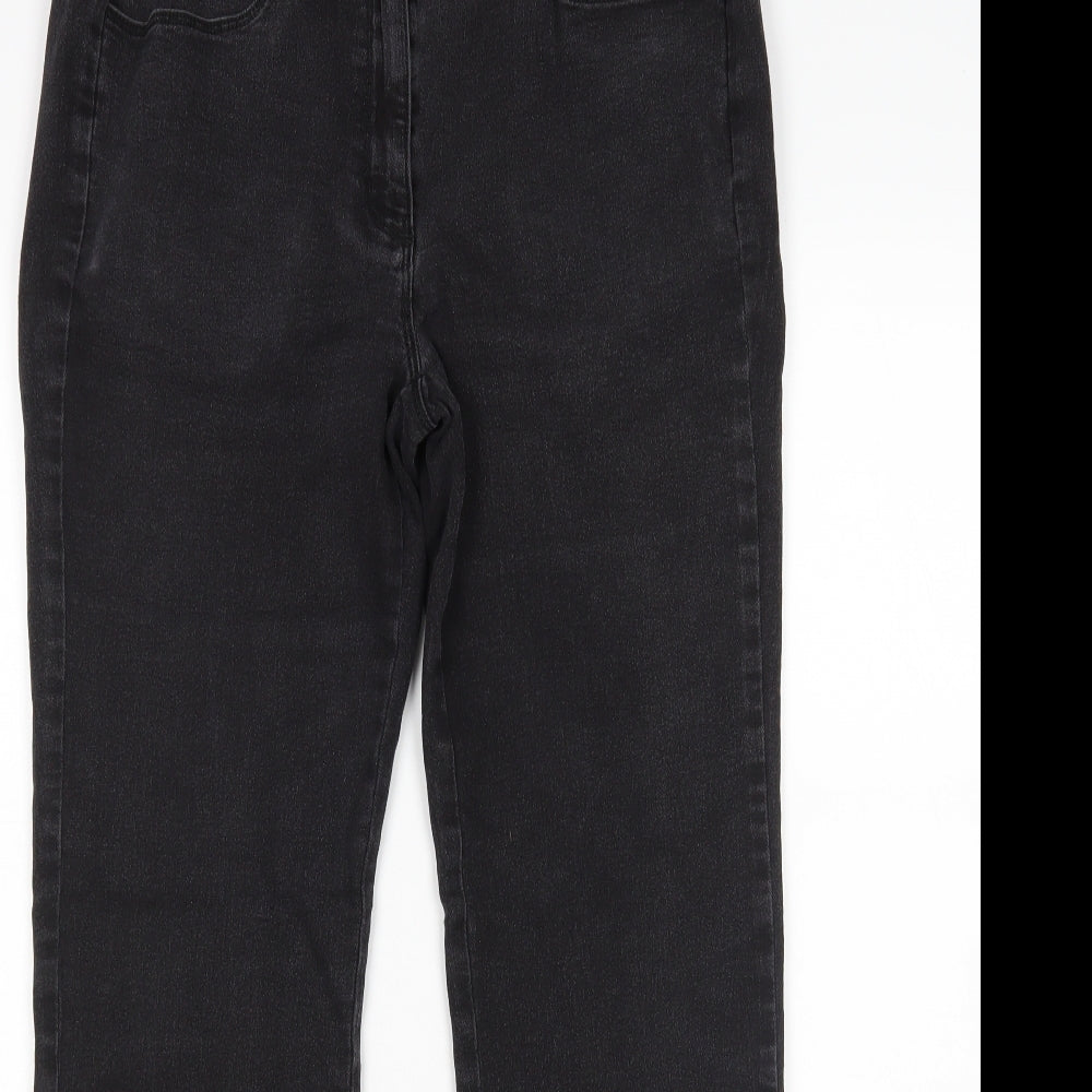 Prewron Womens Black   Straight Jeans Size 12 L28 in