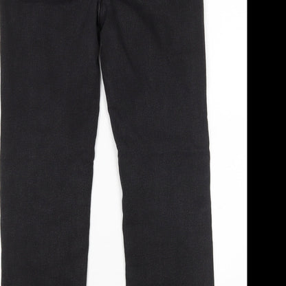 Prewron Womens Black   Straight Jeans Size 12 L28 in