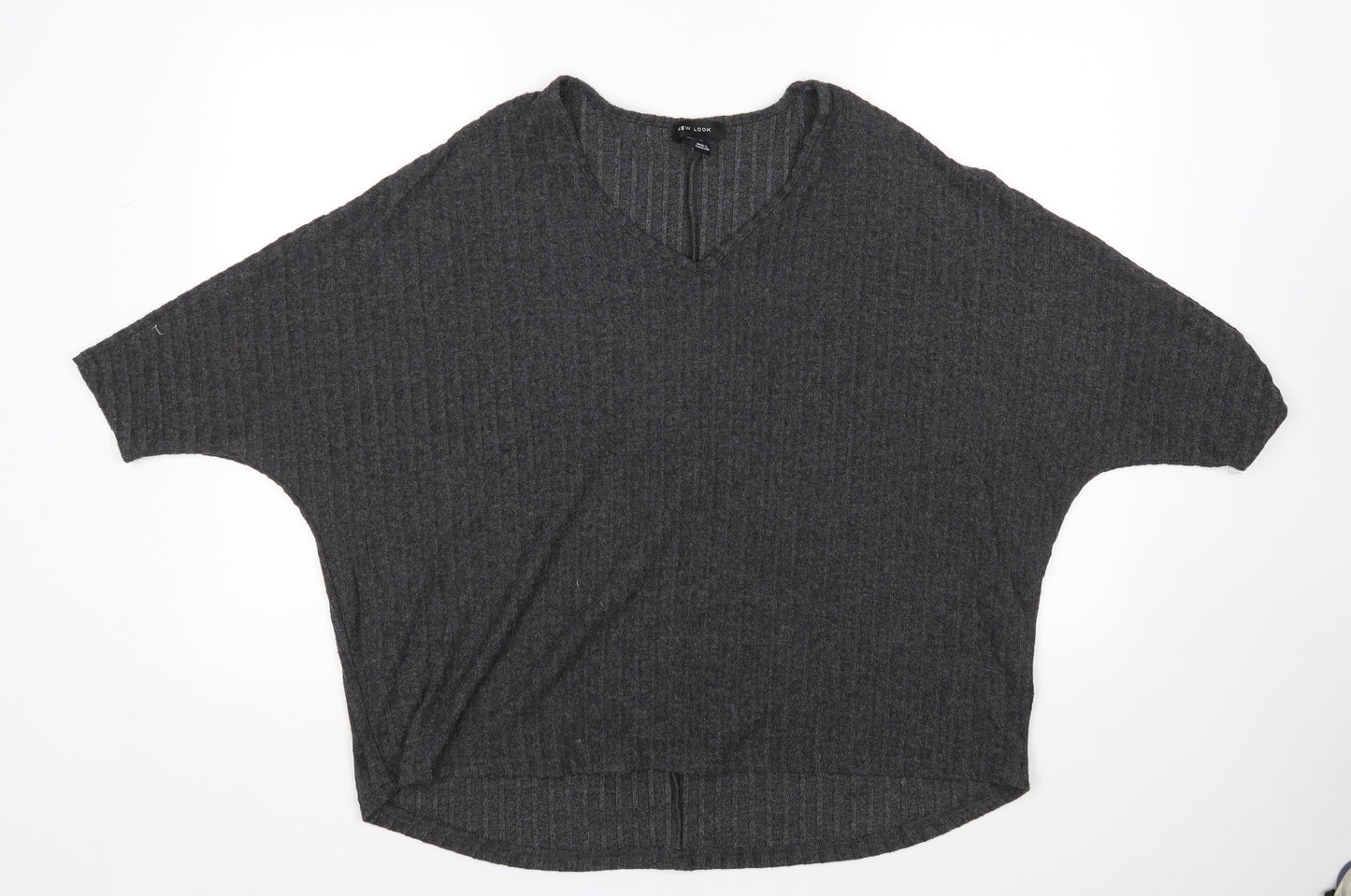 Womens UK Size M New Look Grey Pullover Jumper