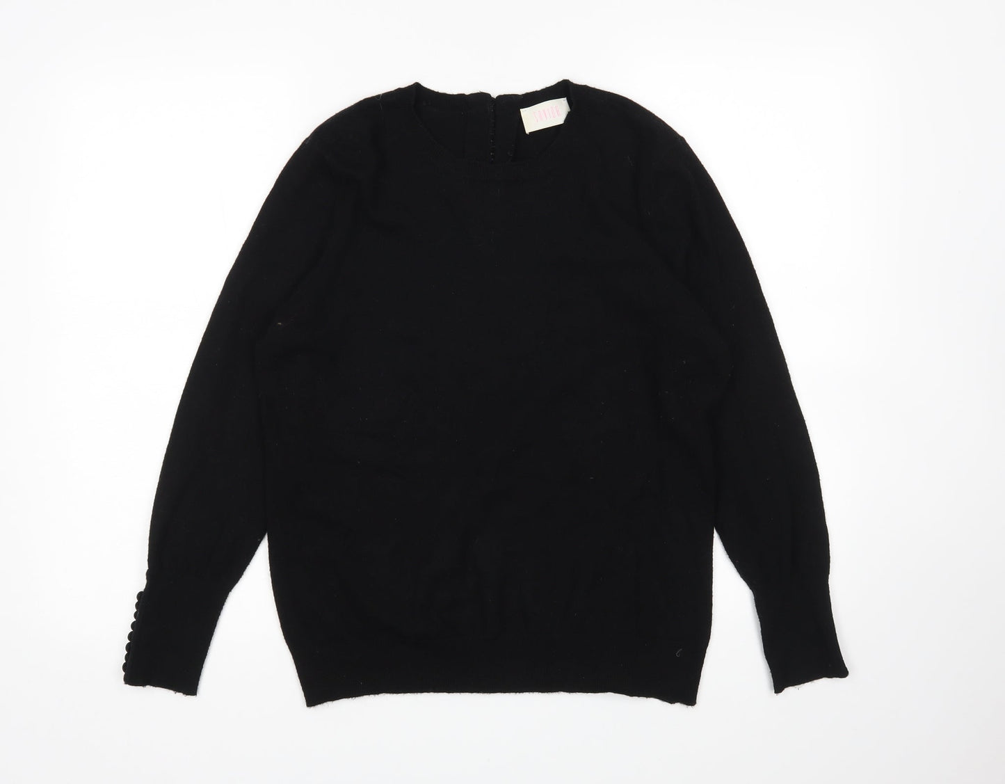 Womens UK Size L Savida Black Pullover Jumper