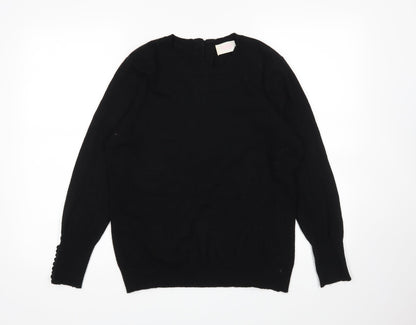 Womens UK Size L Savida Black Pullover Jumper