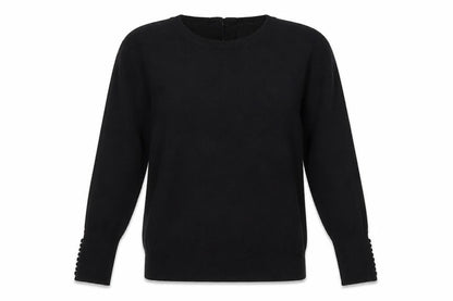 Womens UK Size L Savida Black Pullover Jumper