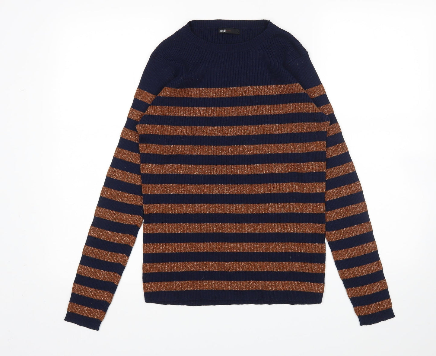 Womens UK Size L Oodji Multicoloured Pullover Jumper