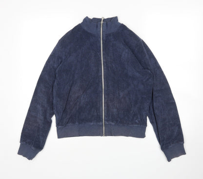 Per Una Womens Blue   Full Zip Sweatshirt Size 14