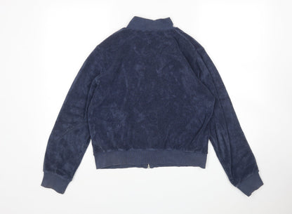 Per Una Womens Blue   Full Zip Sweatshirt Size 14